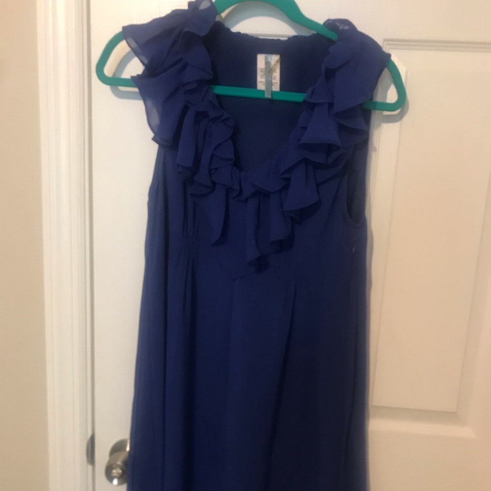 Blue cocktail dress
